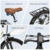 1000 Peak Electric Bike for Adults,up 80 Miles Removable Battery Ebike, 26" Electric E Bike with 7-Speed,Adult Electric Bicycles for Commute Beach Snow Womens All Terrain
