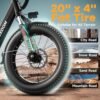 1500W Peak Electric Bike for Adults, 48V 20Ah Removable Battery Max Range 70Miles & 30MPH Electric Bicycle, 20''×4.0" Fat Tire Ebike,Fast Cargo Ebikes,Commute Mountain E-Bike UL... 1500W Peak Electric Bike for Adults, 48V 20Ah Removable Battery Max Range 70Miles & 30MPH Electric Bicycle, 20''×4.0" Fat Tire Ebike,Fast Cargo Ebikes,Commute Mountain E-Bike UL...
