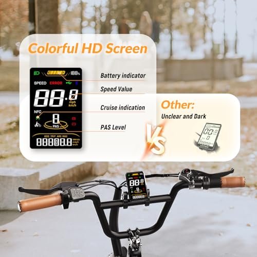 1500W Peak Electric Bike for Adults, 48V 20Ah Removable Battery Max Range 70Miles & 30MPH Electric Bicycle, 20''×4.0" Fat Tire Ebike,Fast Cargo Ebikes,Commute Mountain E-Bike UL... 1500W Peak Electric Bike for Adults, 48V 20Ah Removable Battery Max Range 70Miles & 30MPH Electric Bicycle, 20''×4.0" Fat Tire Ebike,Fast Cargo Ebikes,Commute Mountain E-Bike UL...