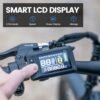 5TH WHEEL Mate Electric Bike for Adults with 1000W Peak Motor and 468WH Removable Battery Ebike, Color LCD Display Commuting Electric Mountain Bike with 7-Speed and Front...