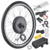 AW Electric Bike Conversion Kit 48V 1000W 26" Front/Rear Wheel Powerful Motor E-Bike Conversion Kit Dual Mode Controller Twist Throttle/Thumb Throttle Ebike Wheel Kit