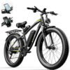 E Bikes for Adults Electric, Peak 1500W/2000W 37MPH Fat Tire Electric Bike for Adults, 48V 17.5AH 840WH Battery, 80 Miles Ebike with 21-Speed Gear ON/Off Road Electric Bicycle...