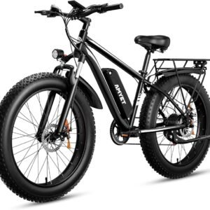 EB26 Electric Bike for Adults Peak 1500W Electric Bicycle 48V 15AH (720WH) Battery Electric Bike 26" Fat Tire Mountain 32mph 7 Speed Gears Ebike