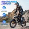 Electric Bike for Adults, 1000/2000W, 25/30/37MPH,48V-52V, 20AH,40AH Battery, Max 50-180 Miles Electric Motorcycle, 20" Fat Tire Dirt Bike, Shamano 7-Speed E-Bike