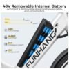 Electric Bike for Adults, 1000W Peak Ebike, 50Miles 21.7MPH Step Thru Electric Bicycle, 26" Commuter E Bikes with 48V Built-in Removable Battery, Adjustable Stem, 7-Speed, Front...