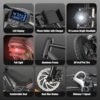 Electric Bike for Adults Q20, 2000/1500W, 37/30MPH,52V 40AH,48V/20AH E-Bike,30-180 Miles Electric Motorcycle, 20" Fat Tire Dirt Bike, UL2849 All Terrain for Mountains, Snow,...