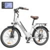 ESKUTE Electric Bike, 500W Peak Motor Adults Ebike, 40 Miles 20MPH Electric Bicycle, 36V 10.4A Removable Battery Electric City Commuter Bike, 7 Speed Front Suspension E-Bike