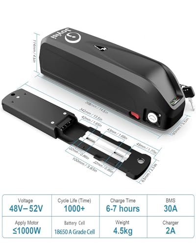 How does the Joyisi 48V Ebike Battery perform for electric bike enthusiasts Review