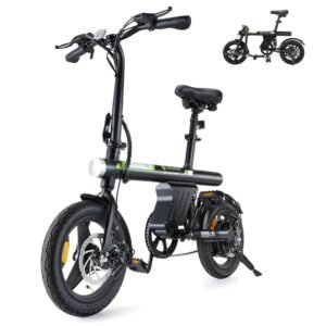 isinwheel U1 Electric Bike for Adults 500W Motor, 20 mph Folding Ebike, 14"/16"/20" Adults Electric Bicycles with Smart Uphill, 280.8Wh Battery, 25 Miles PAS Range, Mini E Bikes...