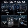 Jasion RetroVolt Electric Bike for Adults,【1500W Peak Motor & 30MPH & 70Miles】 Electric Dirt Bike,Dual Suspension Ebikes for Adults, 20" Fat Tire Ebike with 48V 13Ah Battery...