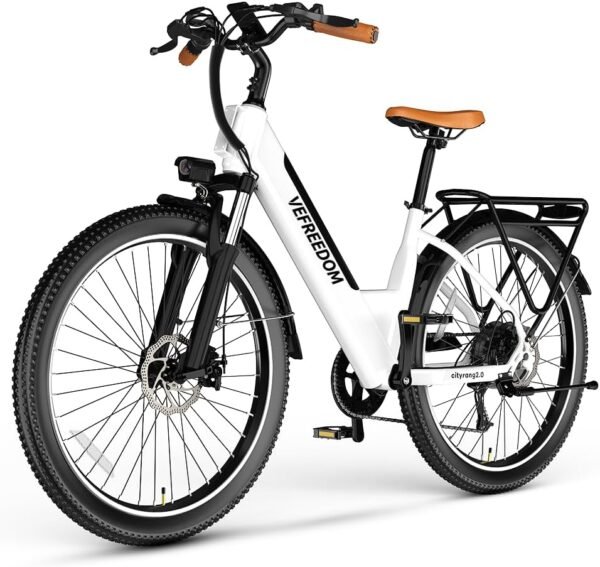 𝟏𝟎𝟎𝟎𝐖 Peak Electric Bike for Adults,up 𝟖𝟎 Miles Removable Battery Ebike, 26" UL Certified Electric Mountain E Bike with 7-Speed,Adult Electric Bicycles for Commute Beach Snow