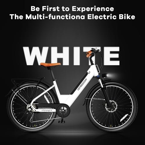 𝟏𝟎𝟎𝟎𝐖 Peak Electric Bike for Adults,up 𝟖𝟎 Miles Removable Battery Ebike, 26" UL Certified Electric Mountain E Bike with 7-Speed,Adult Electric Bicycles for Commute Beach Snow