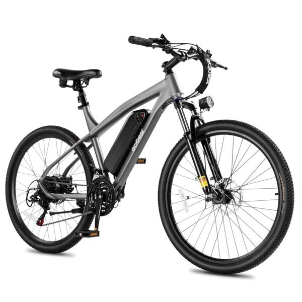 Race Electric Bike for Adults 21-Speed 27.5" Ebike, Up to 28MPH, Peak 1000W Brushless Motor, Removable Battery, Commuting Mountain Electric Bicycle with Fork Suspension