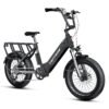 Totem Electric Bike for Adults-Peak 1500W Motor 75 Miles Range-Cargo E-Bike Fat Tire 20"x3"-Urban City Commuting Bicycle-Load Capacity 330 LB-48V 15Ah Built-in Battery-Front... Totem Electric Bike for Adults-Peak 1500W Motor 75 Miles Range-Cargo E-Bike Fat Tire 20"x3"-Urban City Commuting Bicycle-Load Capacity 330 LB-48V 15Ah Built-in Battery-Front...