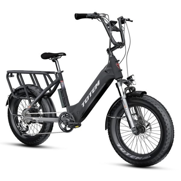 Totem Electric Bike for Adults-Peak 1500W Motor 75 Miles Range-Cargo E-Bike Fat Tire 20"x3"-Urban City Commuting Bicycle-Load Capacity 330 LB-48V 15Ah Built-in Battery-Front... Totem Electric Bike for Adults-Peak 1500W Motor 75 Miles Range-Cargo E-Bike Fat Tire 20"x3"-Urban City Commuting Bicycle-Load Capacity 330 LB-48V 15Ah Built-in Battery-Front...