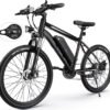 TotGuard Electric Bike, Electric Bike for Adults, 26" Ebike 500W Peak Motor, 19.8MPH Electric Mountain Bike with 374.4WH Removable Battery, Up to 50 Miles, Front Suspension...