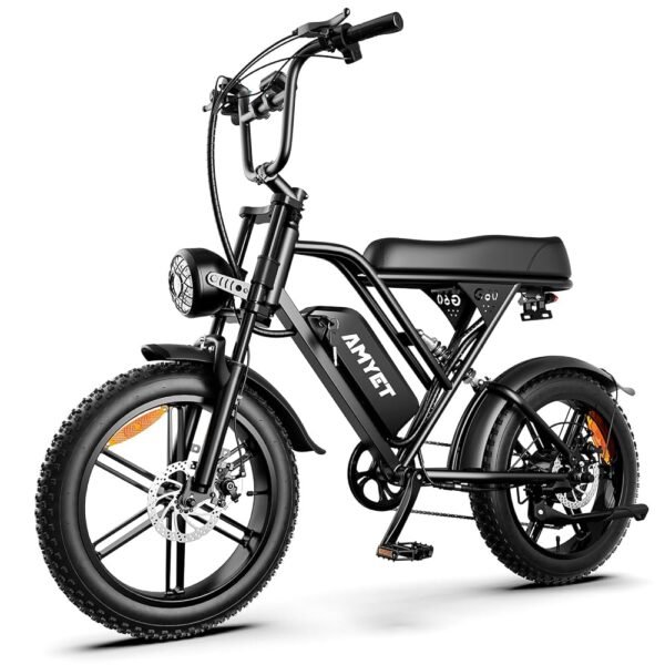 V9-G60 Peak 1500W Ebike, 48V 20Ah(960WH) Removable Battery, 72Miles &32MPH,20" Fat Tire Dirt Bike,7 Speed Gears,Dual Shock Absorber, Adults Electric Bike for Mountains, Snow,...
