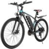 Vivi Electric Bike, 27.5" Electric Bike for Adults, Peak 750W Ebike 22MPH Electric Mountain Bike with 48V 499.2WH Battery, Up to 50 Miles, 21 Speed Adult Electric Bicycles, UL...
