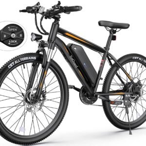 Wooken Electric Bike for Adults with Peak 750W Motor, 27.5'' Ebike with 48V 499WH Removable Battery, Up to 55Miles Electric Mountain Bike, 21.6MPH Adults Electric Bicycle with...